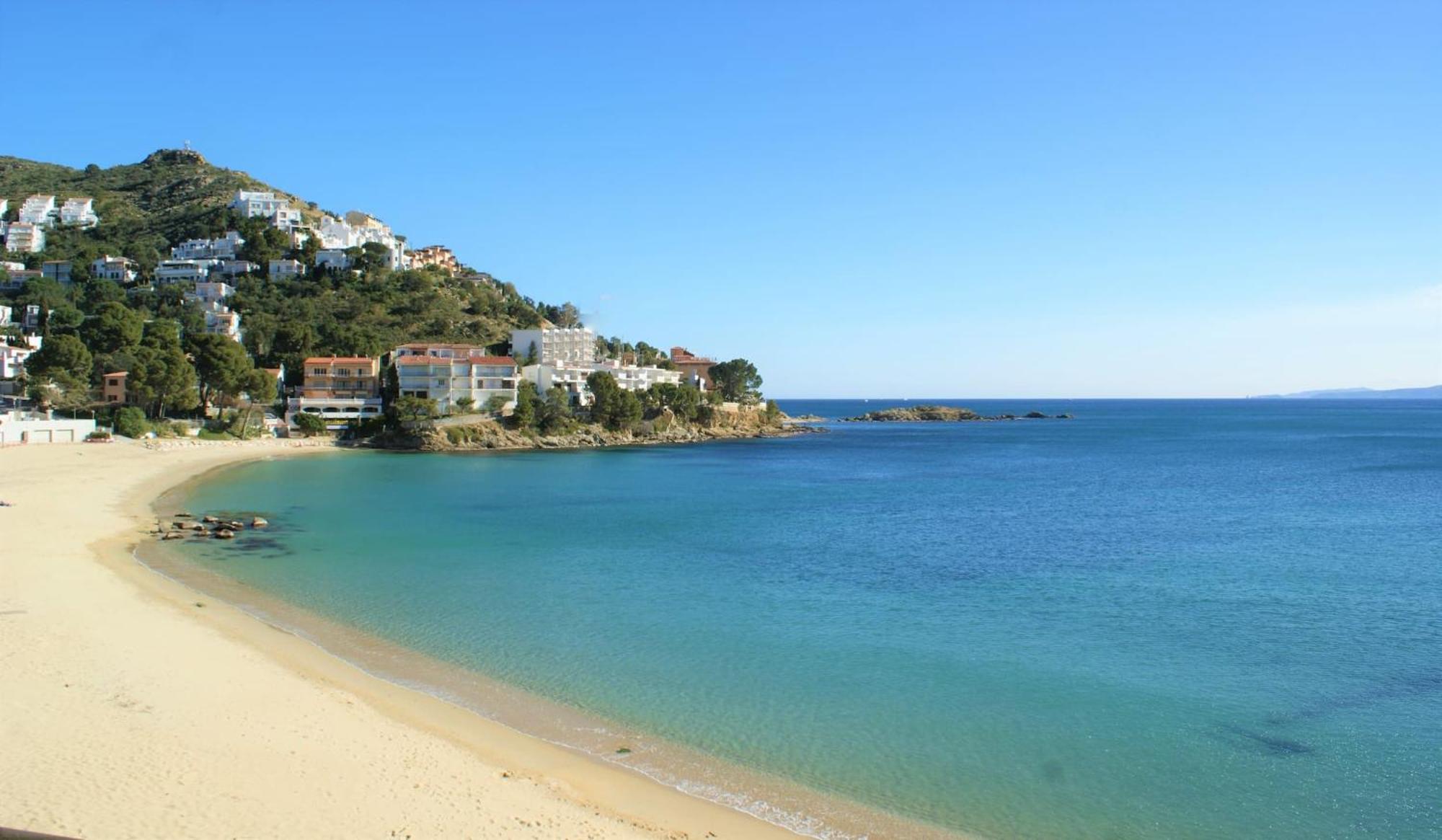 Apartamento En Roses Con Vistas Al Canal Y Piscina 外观 照片