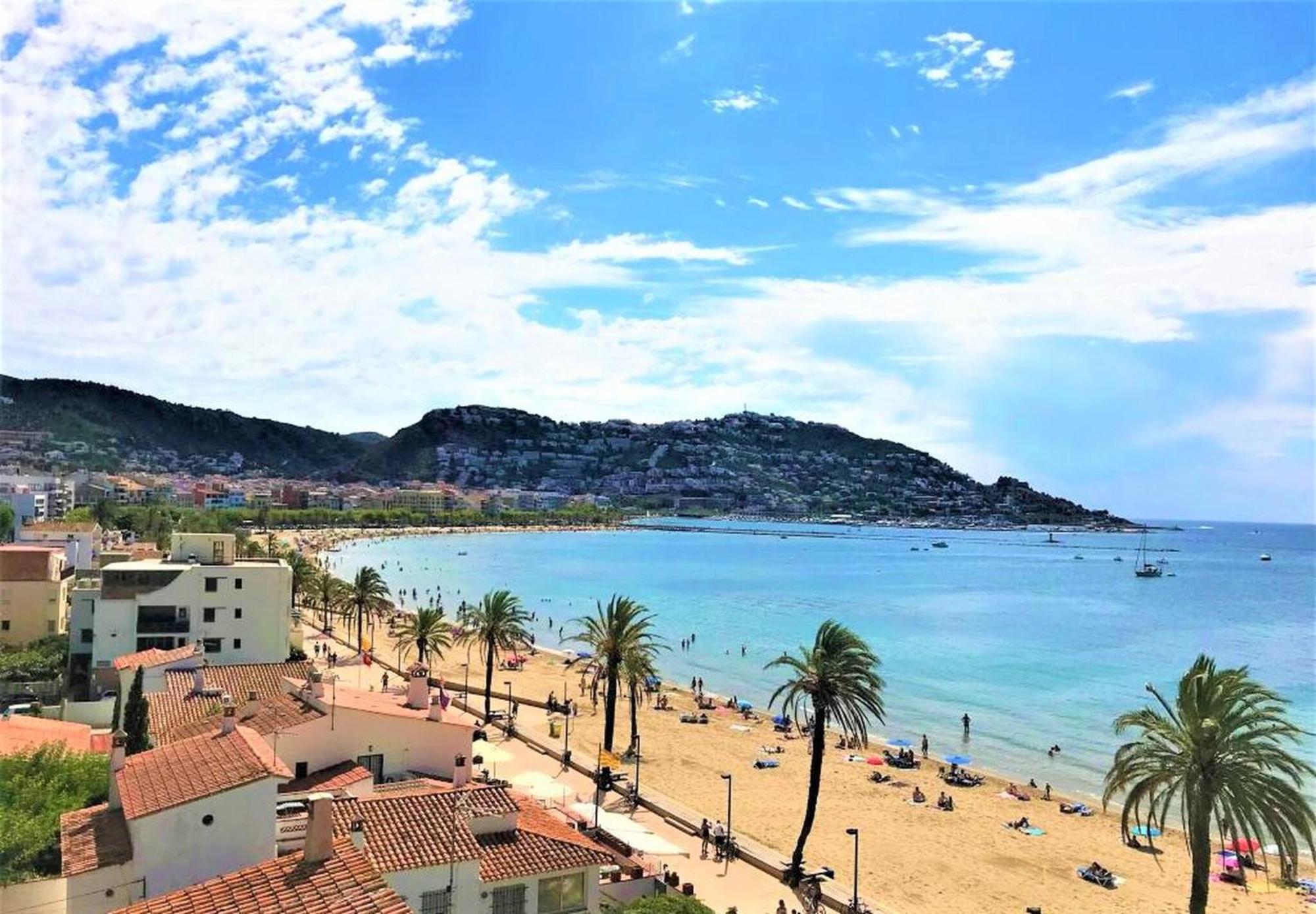 Apartamento En Roses Con Vistas Al Canal Y Piscina 外观 照片