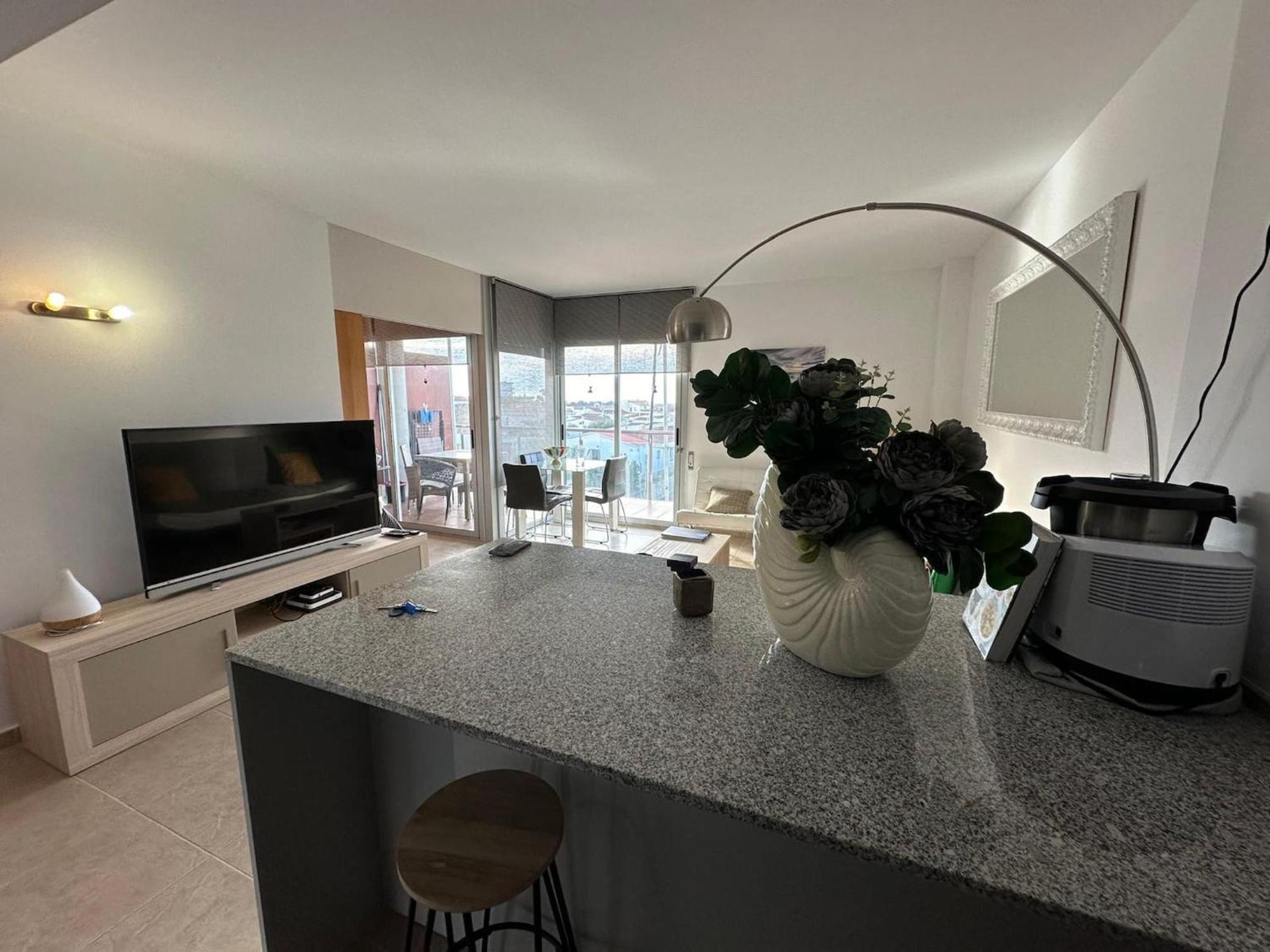 Apartamento En Roses Con Vistas Al Canal Y Piscina 外观 照片