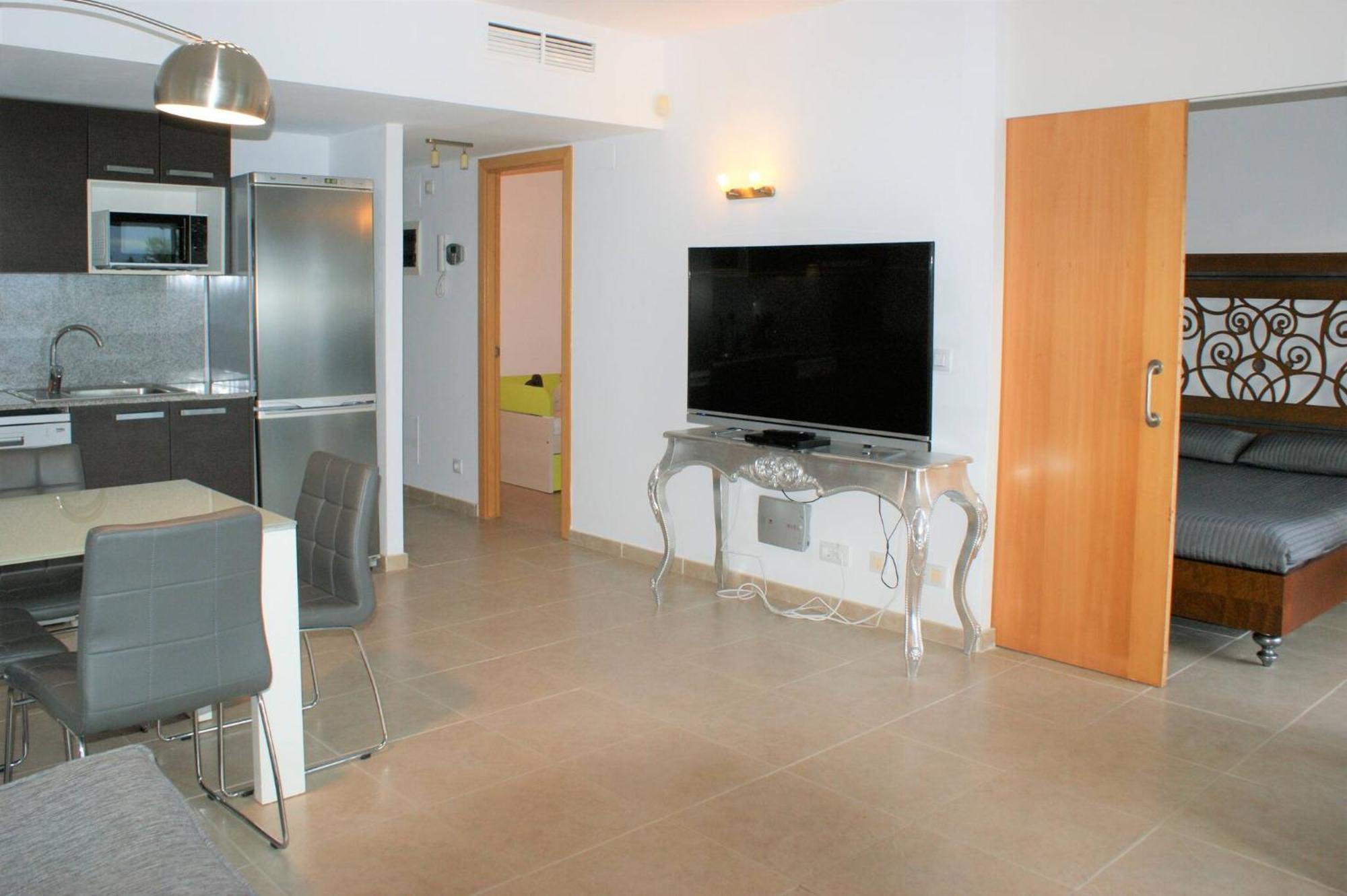 Apartamento En Roses Con Vistas Al Canal Y Piscina 外观 照片